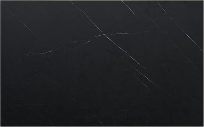 Kaboon 36x24 inches Tabletop, Solid One-Piece Desktop for Sit Stand Desk, Double Desks, L Desk DIY,Wood Countertop Home or Commercial Use,1 inch Thick, Cloud Atlas/Black Marble