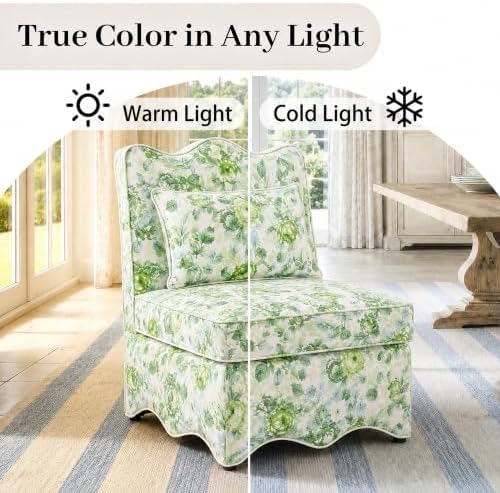 Floral Accent Chairs Set of 2, French-Inspired Lounge Chair