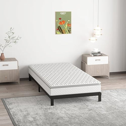 Upcanso 7 Inch Bed Frame Twin, Low Profile Twin Bed Frames
