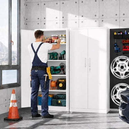 Metal Garage Storage Cabinet, Durable Metal Storage Solution