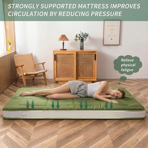 MAXYOYO Futon Mattress, Japanese Floor Mattress Twin Size Tatami Mat