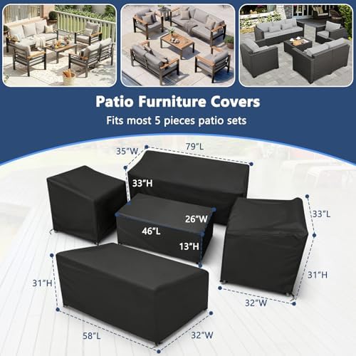 STARTWO Patio Furniture Covers