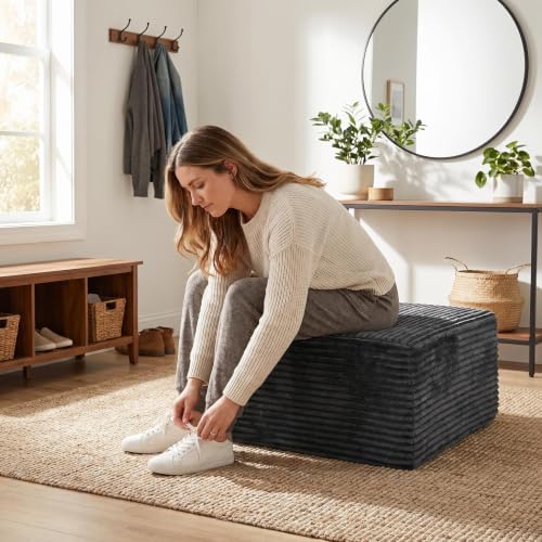Boneless Couch Modular Sectional Sofa Cloud Corduroy Couch
