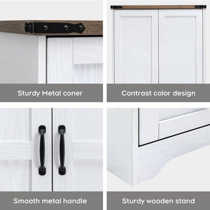 Yechen 71" Wooden Armoire Wardrobe Closet Set of 2- Modern Functional Clothes Tall Storage Cabinet with Adjustable Shelf and Hanging Rail, Sturdy Freestanding Closet with 2 Wide Drawers (White)