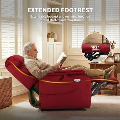 EONIX Dual Motor Large Power Lift Recliner Chair with Massage & Heat