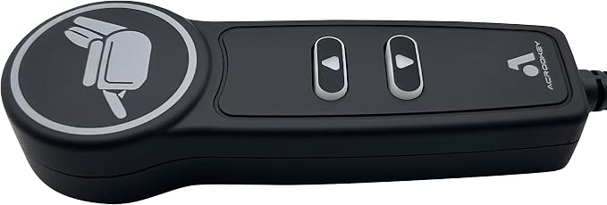 2 Button 5 Pin Remote Hand Control Controller with USB A C Ports and Backlight for Lift Chair Power Recliner Parts Replacement