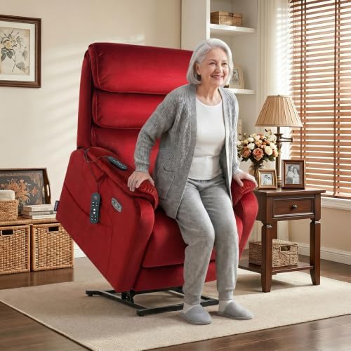 EONIX Dual Motor Large Power Lift Recliner Chair with Massage & Heat