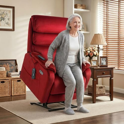 EONIX Dual Motor Large Power Lift Recliner Chair with Massage & Heat