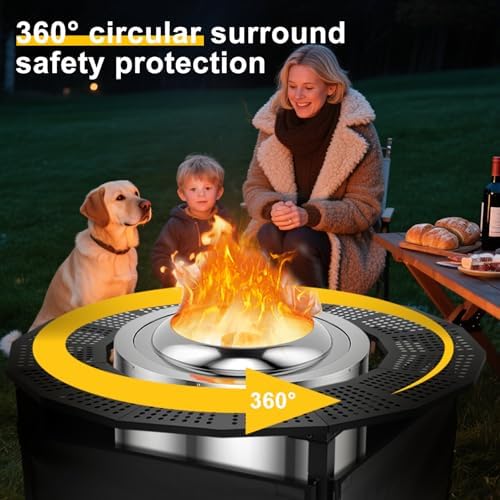 37 Inch Fire Pit Surround Tabletop for Solo Stove Bonfire Ranger 2.0