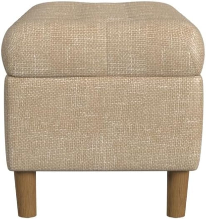 HomePop Ainsley 40" Storage Ottoman Bench - Oatmeal Textured Fabric