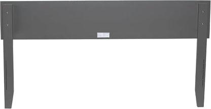 AFI, Orlando Full Adjustable Modern Solid Wood Panel Headboard, Grey