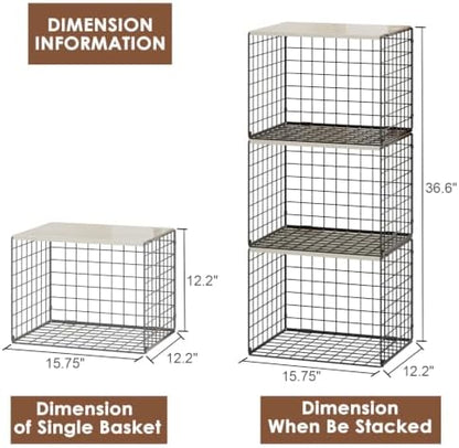 Widened and Heightened Large Capacity Closet Organizers And Storage Shelf