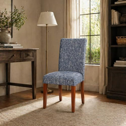HomePop Parsons Dining Chair,Pack of 2, Navy