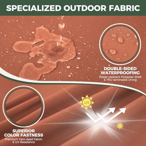 Outdoor Chair Cushions, Waterproof & Fade Resistant Patio Cushions