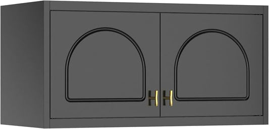 Bathroom Cabinet Wall Mounted, Metal Laundry Wall Storage Cabinets Over Toilet, Medicine Cabinet for Launtry, Kitchen, Bathroom, Living Room