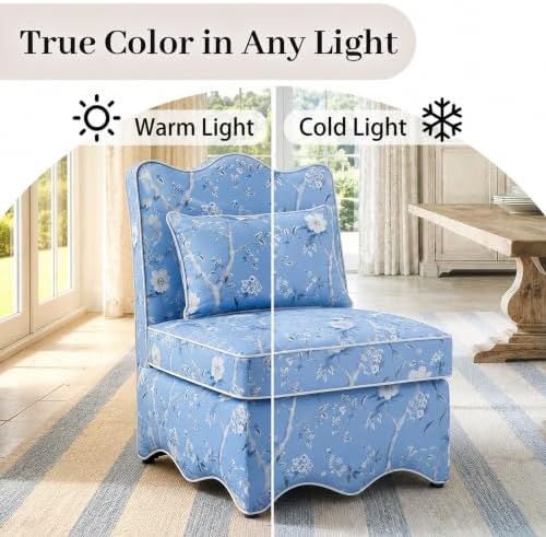 Floral Accent Chairs Set of 6, French-Inspired Lounge Chair