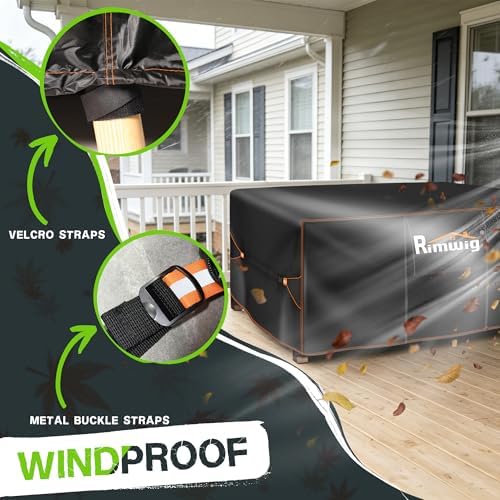 Patio Furniture Set Cover Outdoor Waterproof,90"L x 65"W x 28"H