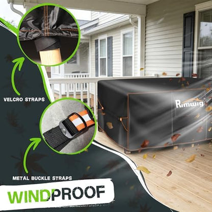 Patio Furniture Set Cover Outdoor Waterproof,90"L x 65"W x 28"H