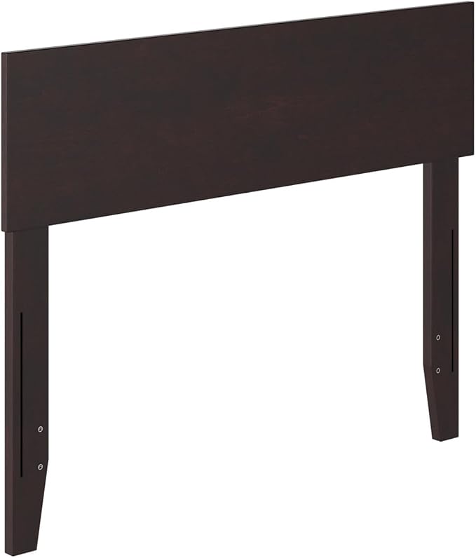 AFI, Orlando Twin Adjustable Modern Solid Wood Panel Headboard, Espresso