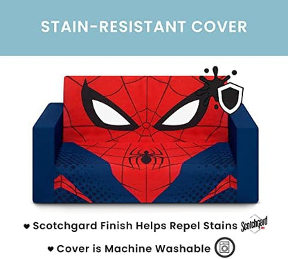 Delta Children Cozee Flip-Out Sofa, Spider-Man