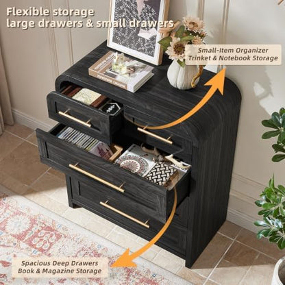 Dresser for Bedroom Set of 2, Small Dressers Chest of Drawers