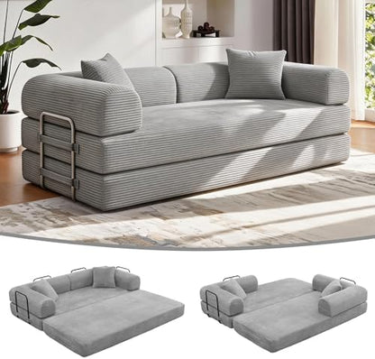 JJJ 78 inch Boneless Sofa Bed Sleeper Couch