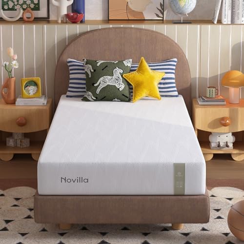 Novilla 8 Inch Full Mattress, Full Size Gel Memory Foam, Upgraded Support