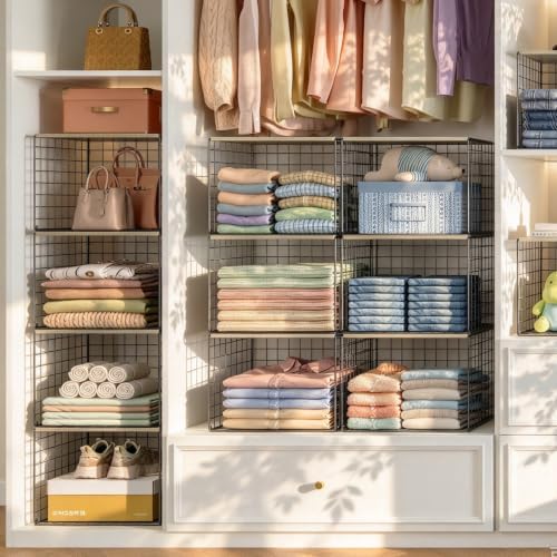 Widened and Heightened Large Capacity Closet Organizers And Storage Shelf