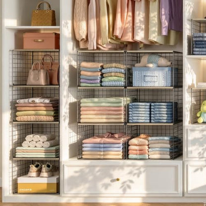 Widened and Heightened Large Capacity Closet Organizers And Storage Shelf