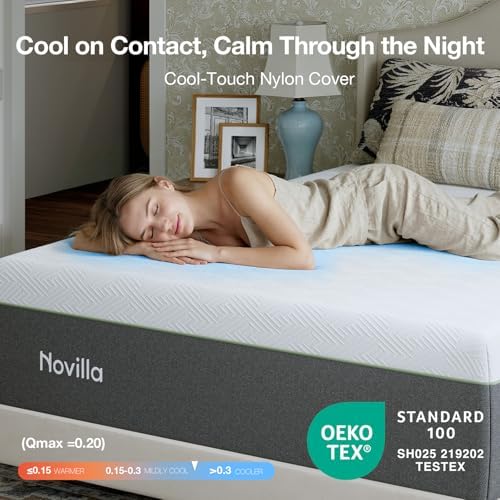 Novilla Bliss Green Tea Memory Foam Twin Mattress