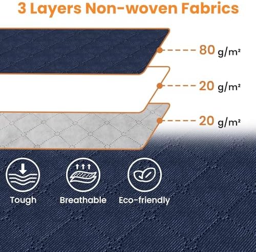 90L Clothes Storage, Foldable Thick Fabric Blanket Storage Bags