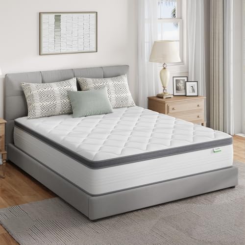 Novilla King Size Mattress 14 Inch, Hybrid Mattress in a Box
