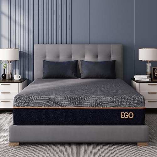 EGOHOME Twin 12 inch Memory Foam Mattress for Back Pain Relief Medium Firm