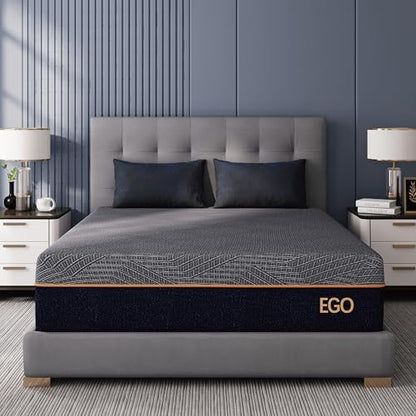 EGOHOME Twin 12 inch Memory Foam Mattress for Back Pain Relief Medium Firm