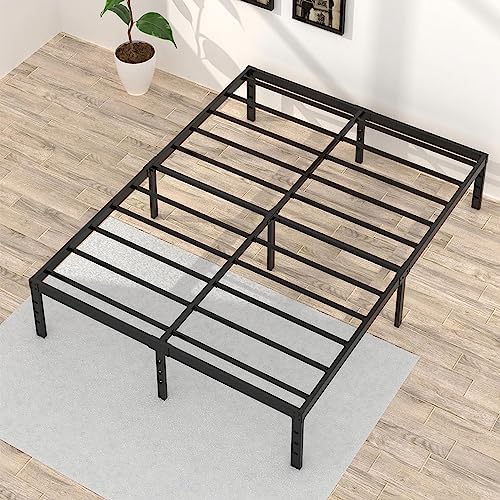 Upcanso 18 Inch California King Bed Frames Platform with High Storage