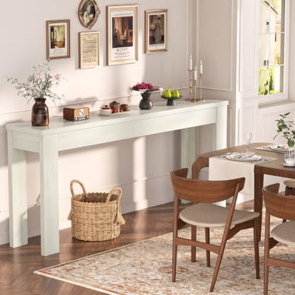 Armocity Console Table for Entryway, 47" Farmhouse Sofa Tables Narrow Long