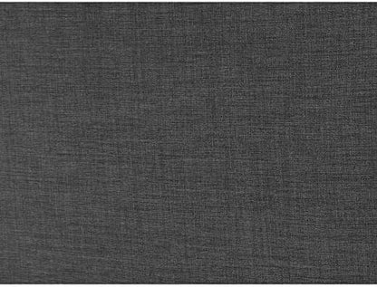 Wallace & Bay Kirby Upholstered Bed with Nailhead, King, Dark Gray