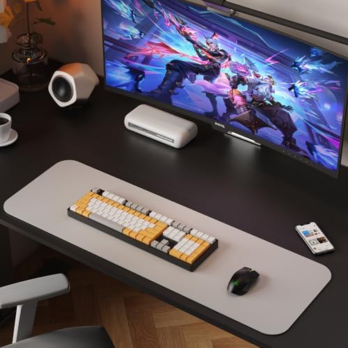 55x24 Inches Height Adjustable Electric Standing Desk with 2 Hooks for Home Office, Ergonomic Sit Stand up Desk with Splice Board, Black