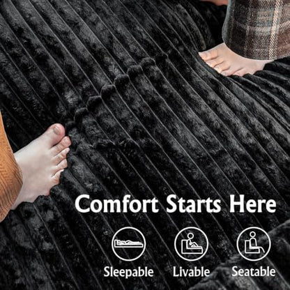 Boneless Couch Modular Sectional Sofa Cloud Corduroy Couch