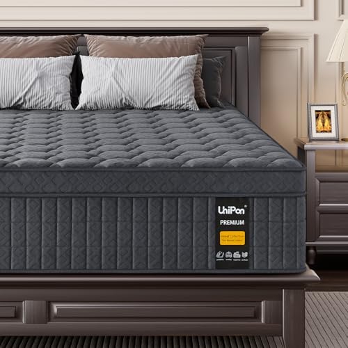 Firm Queen Mattress 12 inch for Pain and Pressure Relief, Cooling Hybrid Mattress with Extra Back and Lumbar Hip Support, Pressure and Back Pain Relief,365 Nights Trial