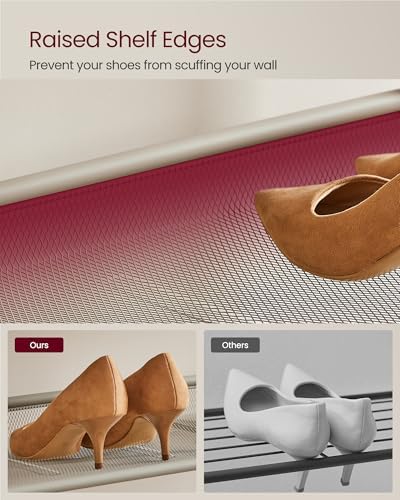 VASAGLE 5-Tier Shoe Rack, Adjustable, Freestanding
