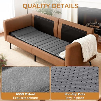 Heavy Duty Couch Cushion Support Board for Sagging Sofa, 24''x48''Wide Loveseat, Thick Reinforced Wood Boards Add Strong Seat Supports, Under Couch Insert with Anti-Slip Dots, Grey