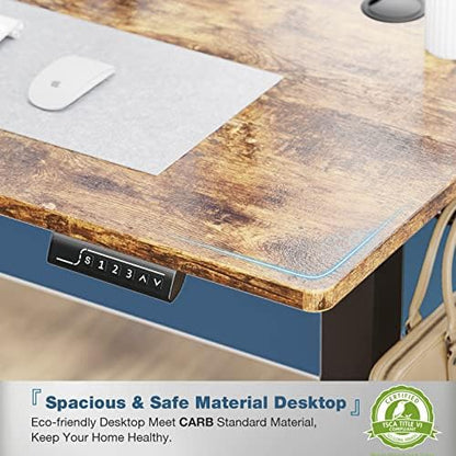 DUMOS 40 Inch Electric Standing Desk, Adjustable Height, Memory Desk