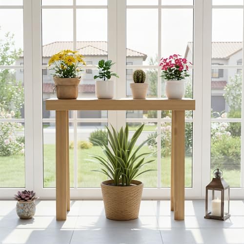 Plank+Beam Classic Console Table, 36 Inch, Pecan