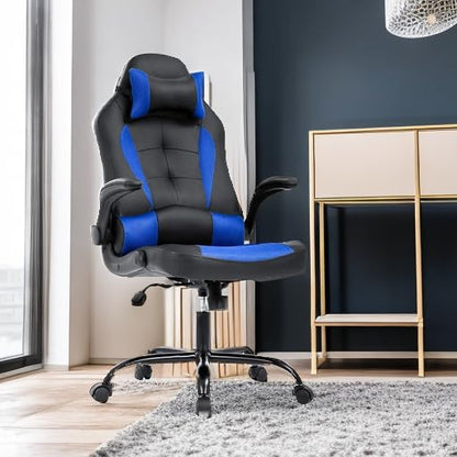 BestOffice Ergonomic Gaming Chair for Adults, Office Desk Chair, Blue
