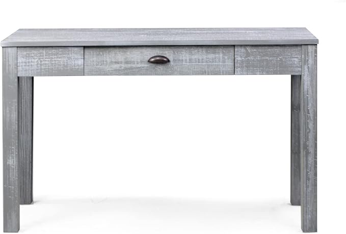 Grain Wood Furniture Montauk Desk/Dressing Table, Rustic Grey