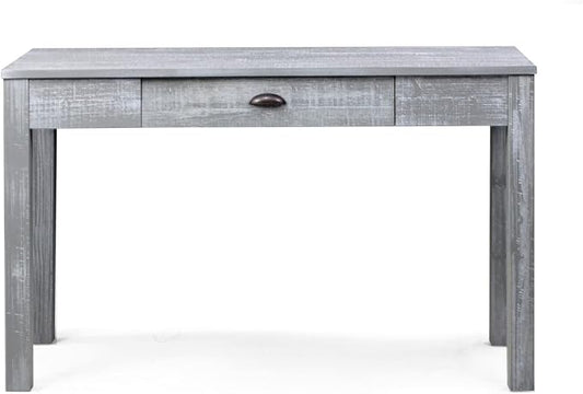 Grain Wood Furniture Montauk Desk/Dressing Table, Rustic Grey