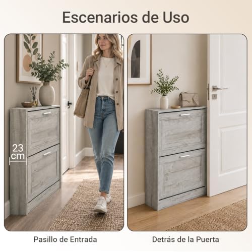 Haotian Enclosed Shoe Rack for Entryway