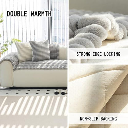 Couch Covers for Sofa, Sofa Covers for Dogs Washable, LGrey, 1PC