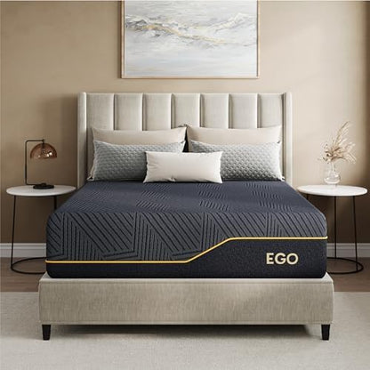 EGOHOME Twin XL 14 " Memory Foam Mattress for Back Pain Relief Medium Plush
